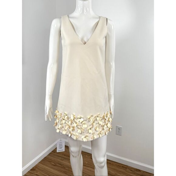 SELF-PORTRAIT Embellished crepe mini dress Size US 4 - Picture 6 of 13